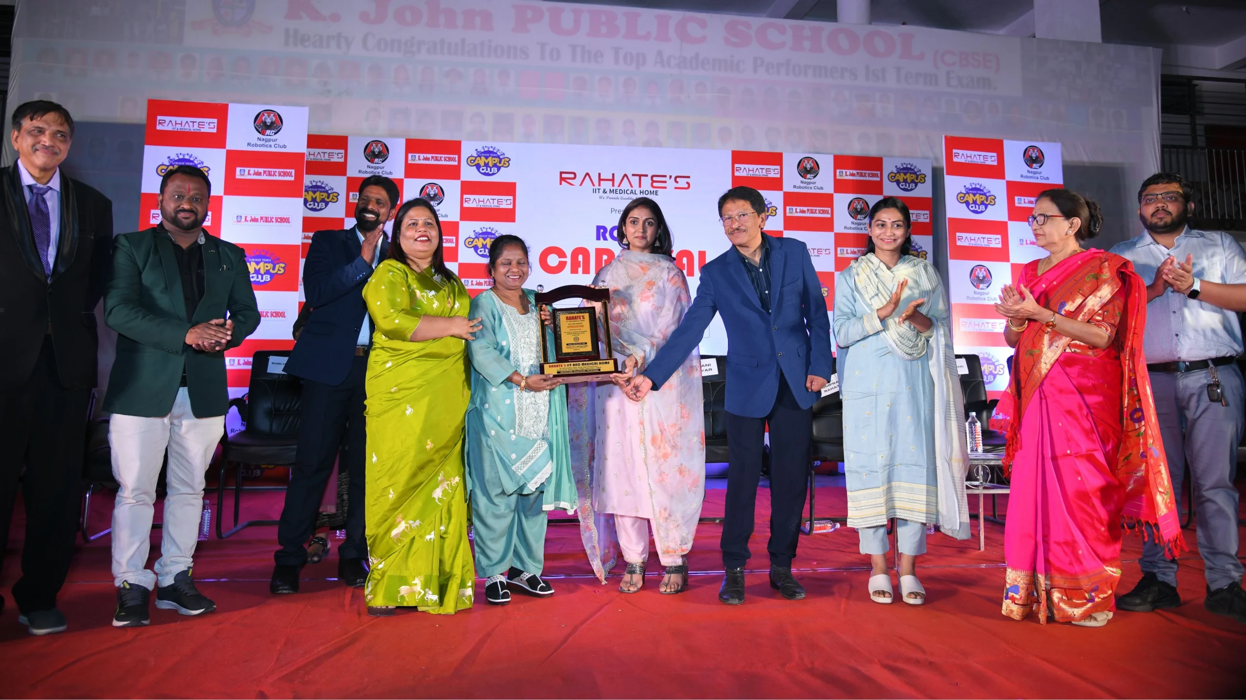 Felicitation program honoring toppers featured in Rahate’s IIT & Medical Home Gallery