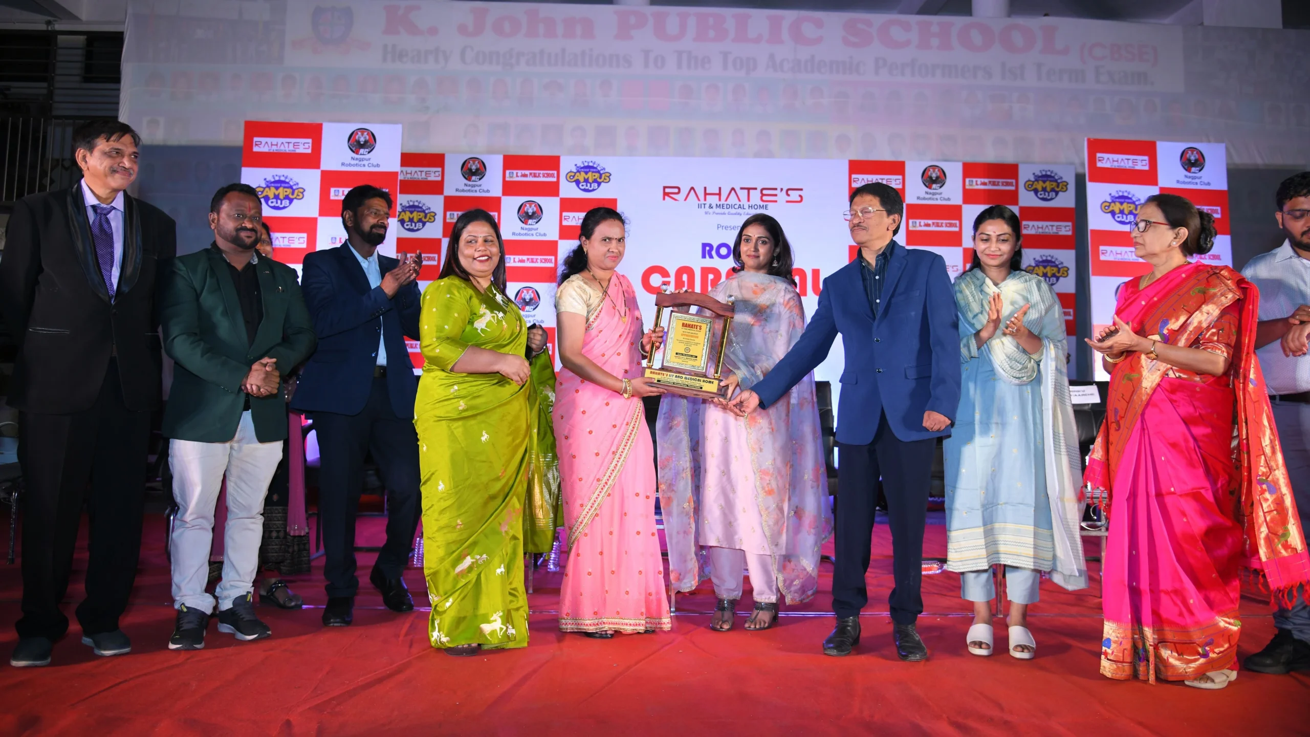 Felicitation program honoring toppers featured in Rahate’s IIT & Medical Home Gallery