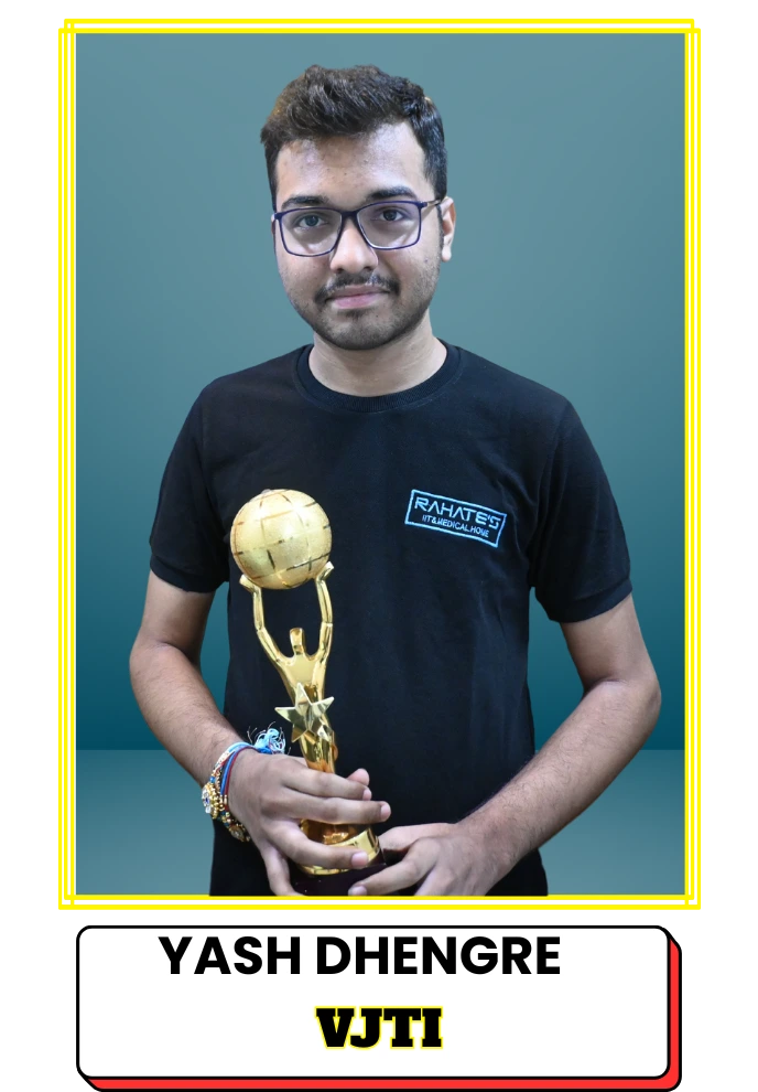 Engineering achievers and JEE toppers featured in Rahate’s IIT & Medical Home Gallery